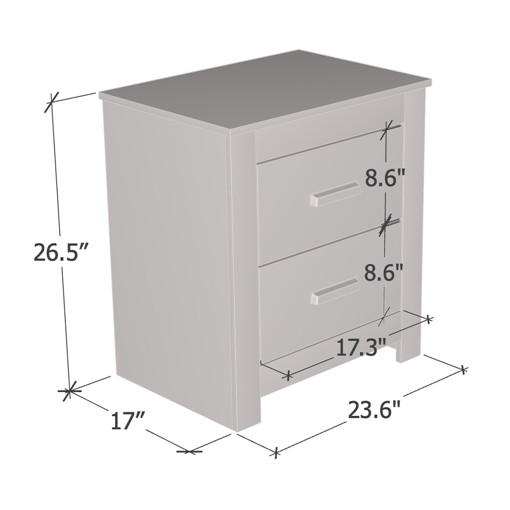 Atlanta 2S Nightstand