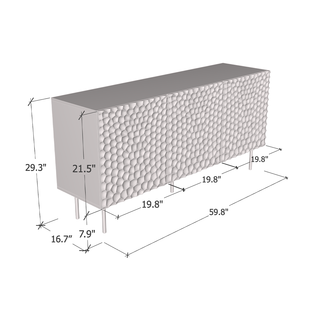 Hole 3D Sideboard