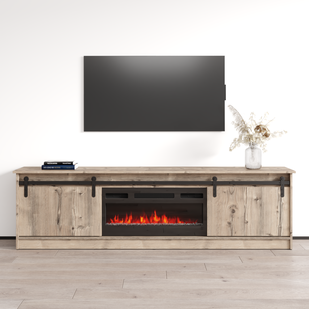 Granero 04 BL-EF Fireplace TV Stand