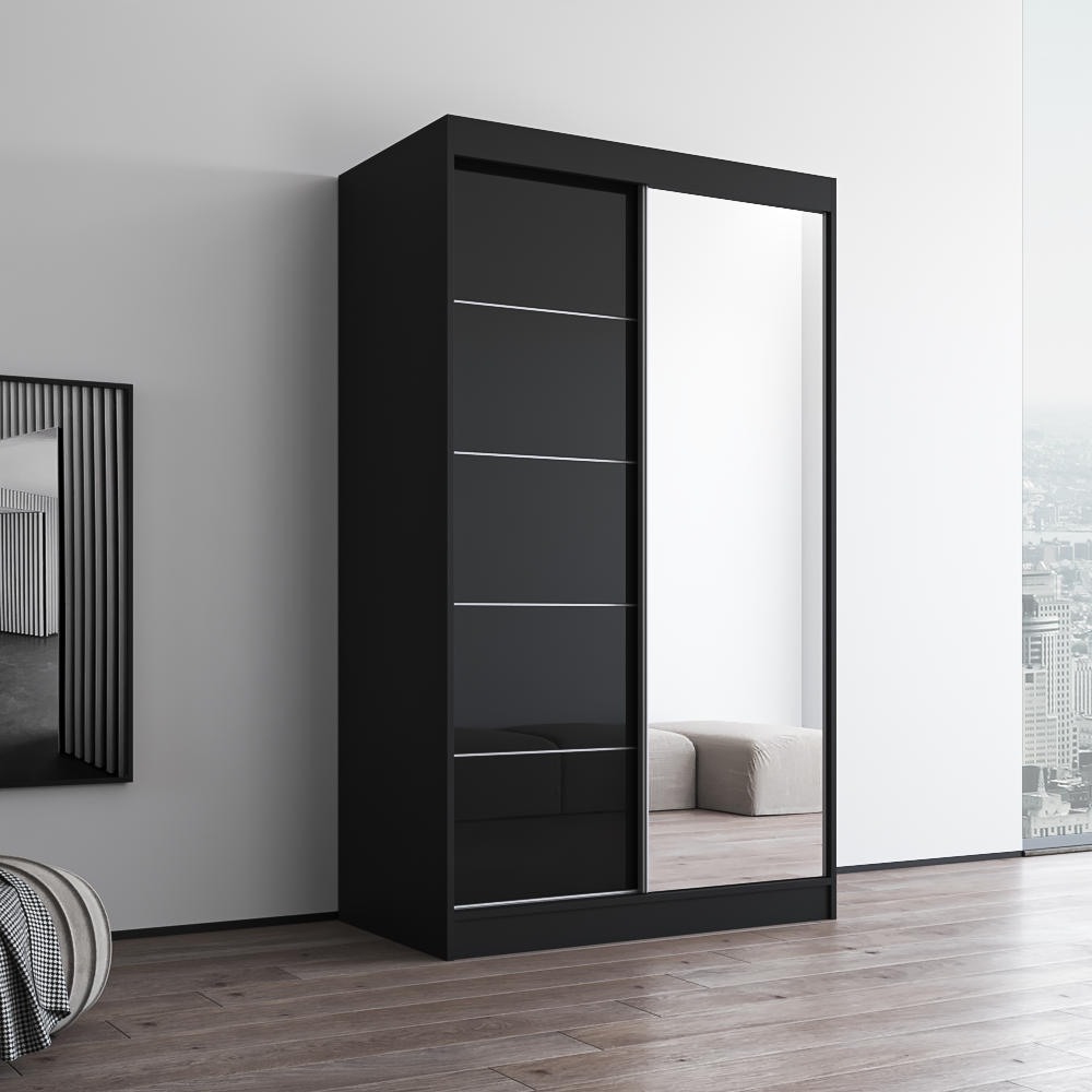 Aria 2D Wardrobe with Mirror