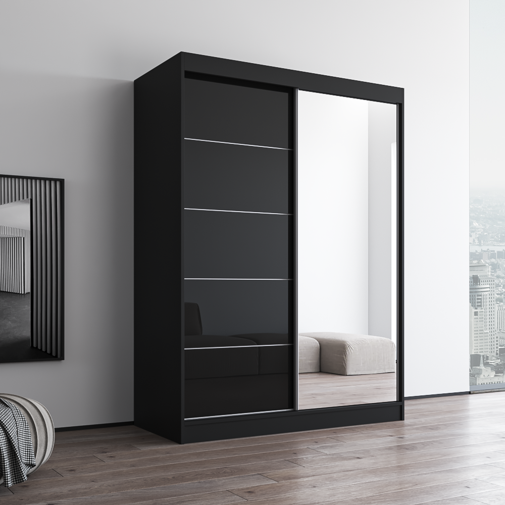 Aria 2D Wardrobe with Mirror