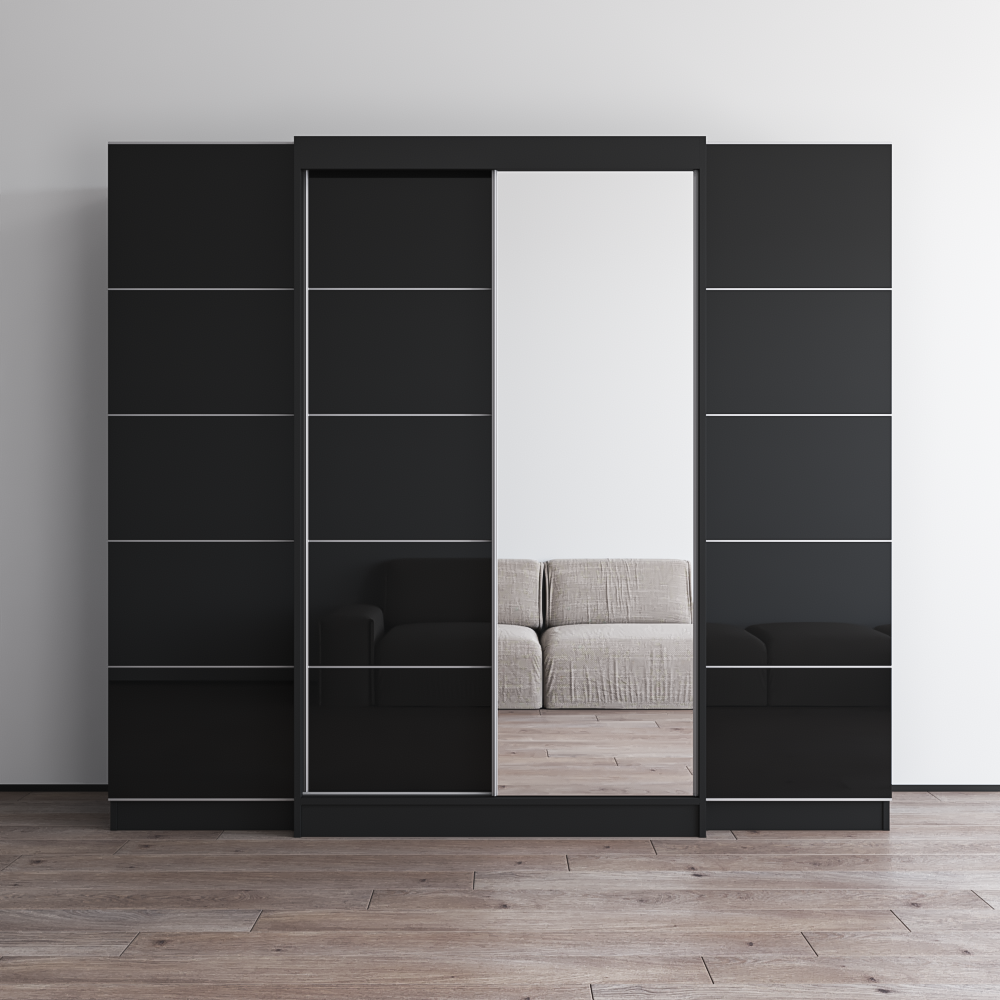 Aria 2D120-EXEX Wardrobe with 1 Mirror