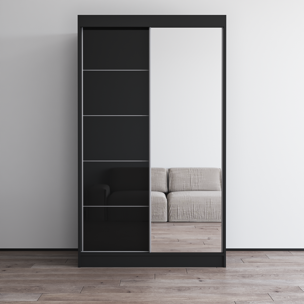 Aria 2D Wardrobe with Mirror