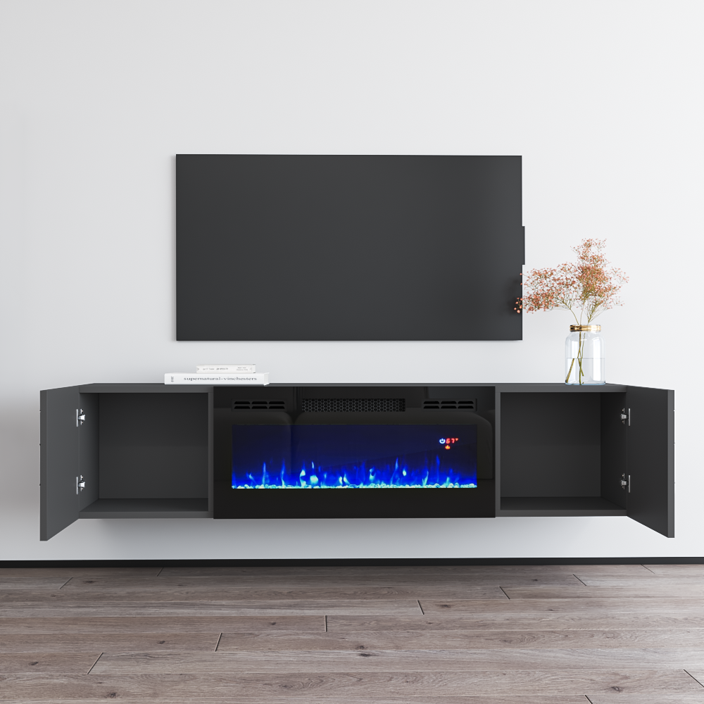 London BL-EF Fireplace TV Stand