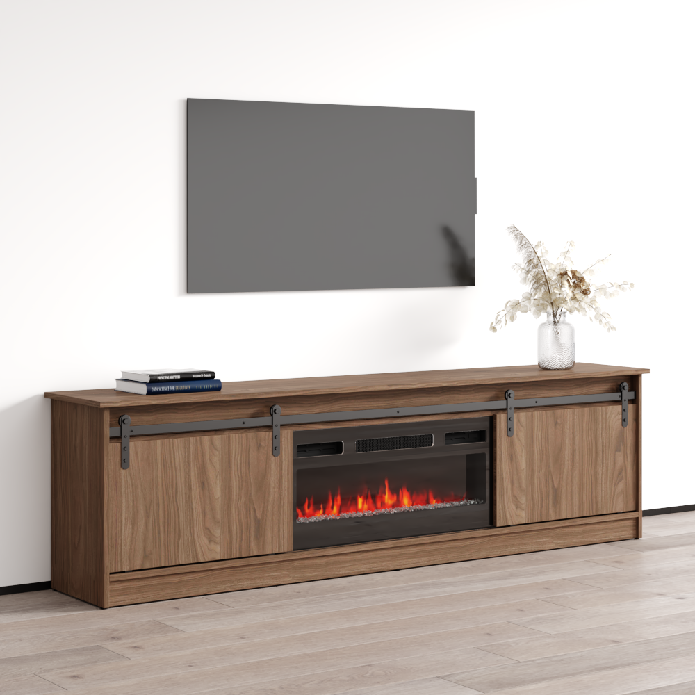 Granero 04 BL-EF Fireplace TV Stand