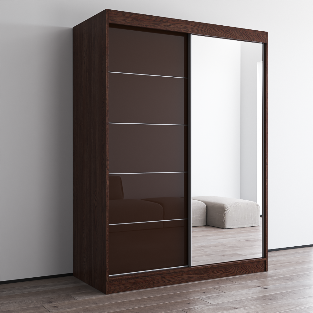 Aria 2D Wardrobe with Mirror