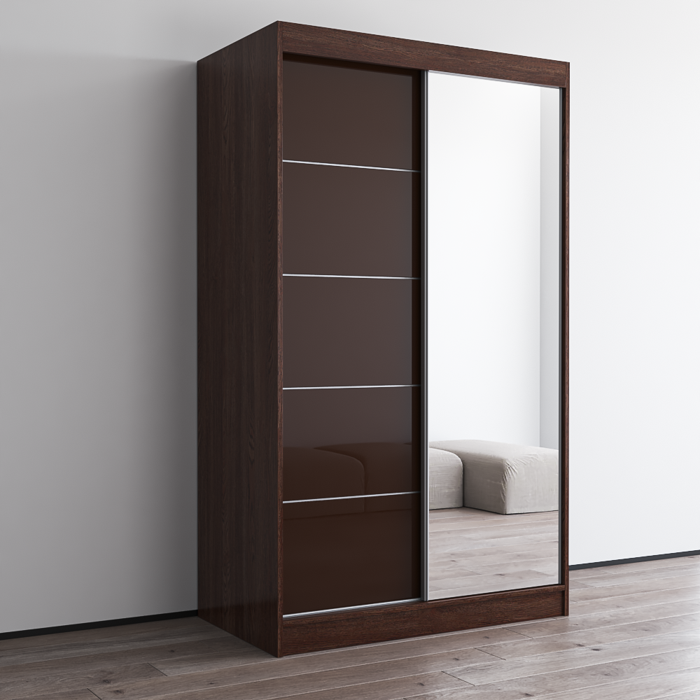 Aria 2D Wardrobe with Mirror