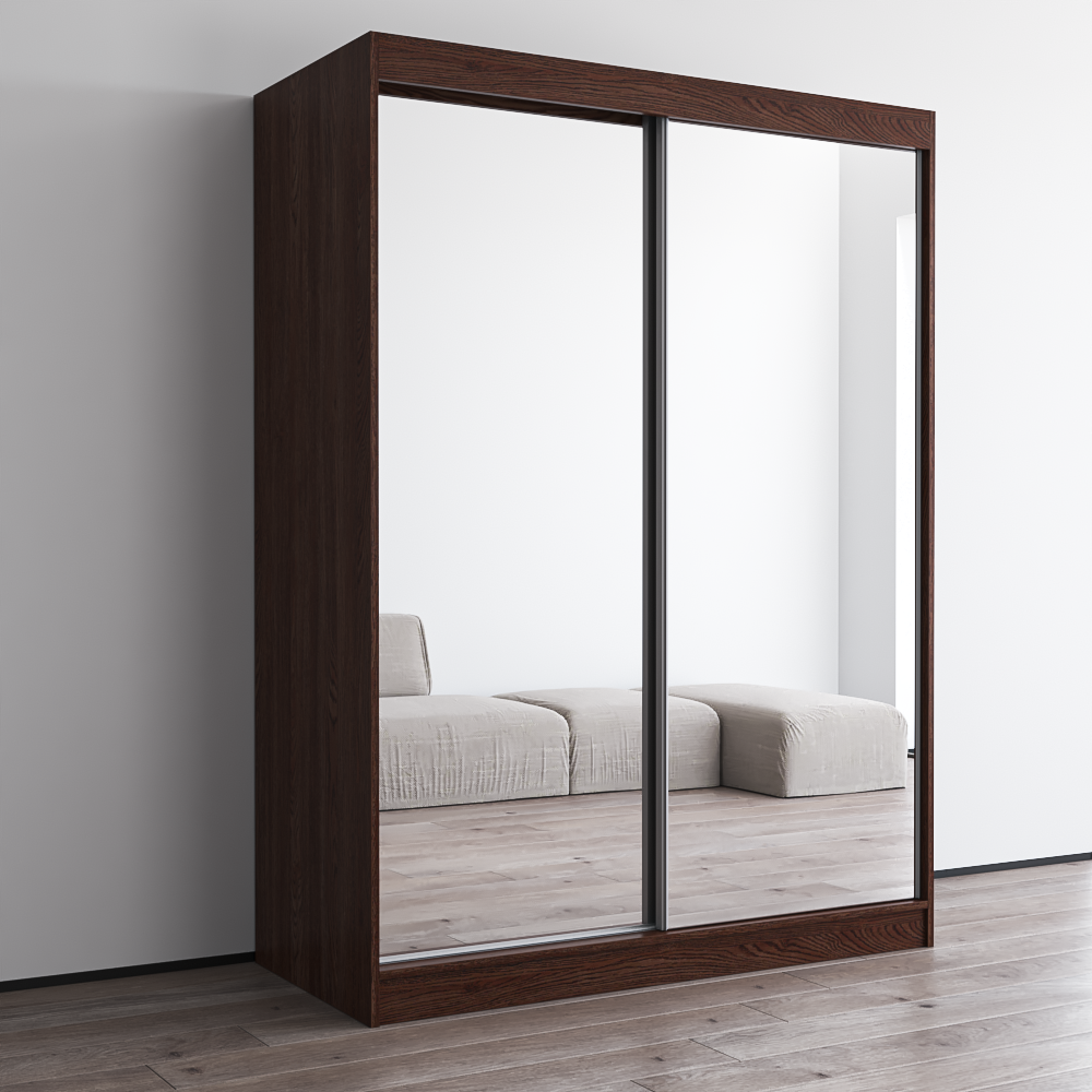 Aria 2D Wardrobe with All Mirror