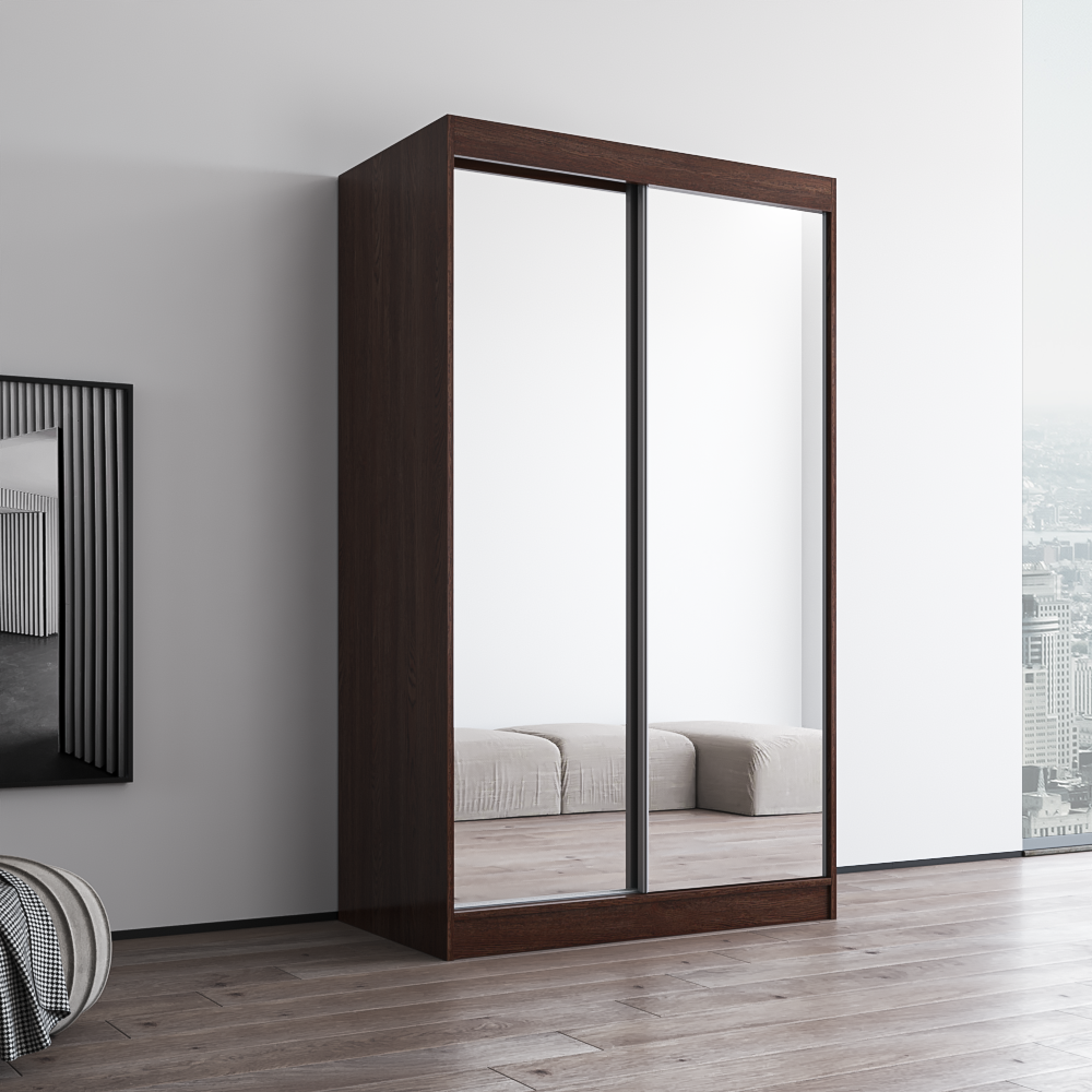 Aria 2D Wardrobe with All Mirror