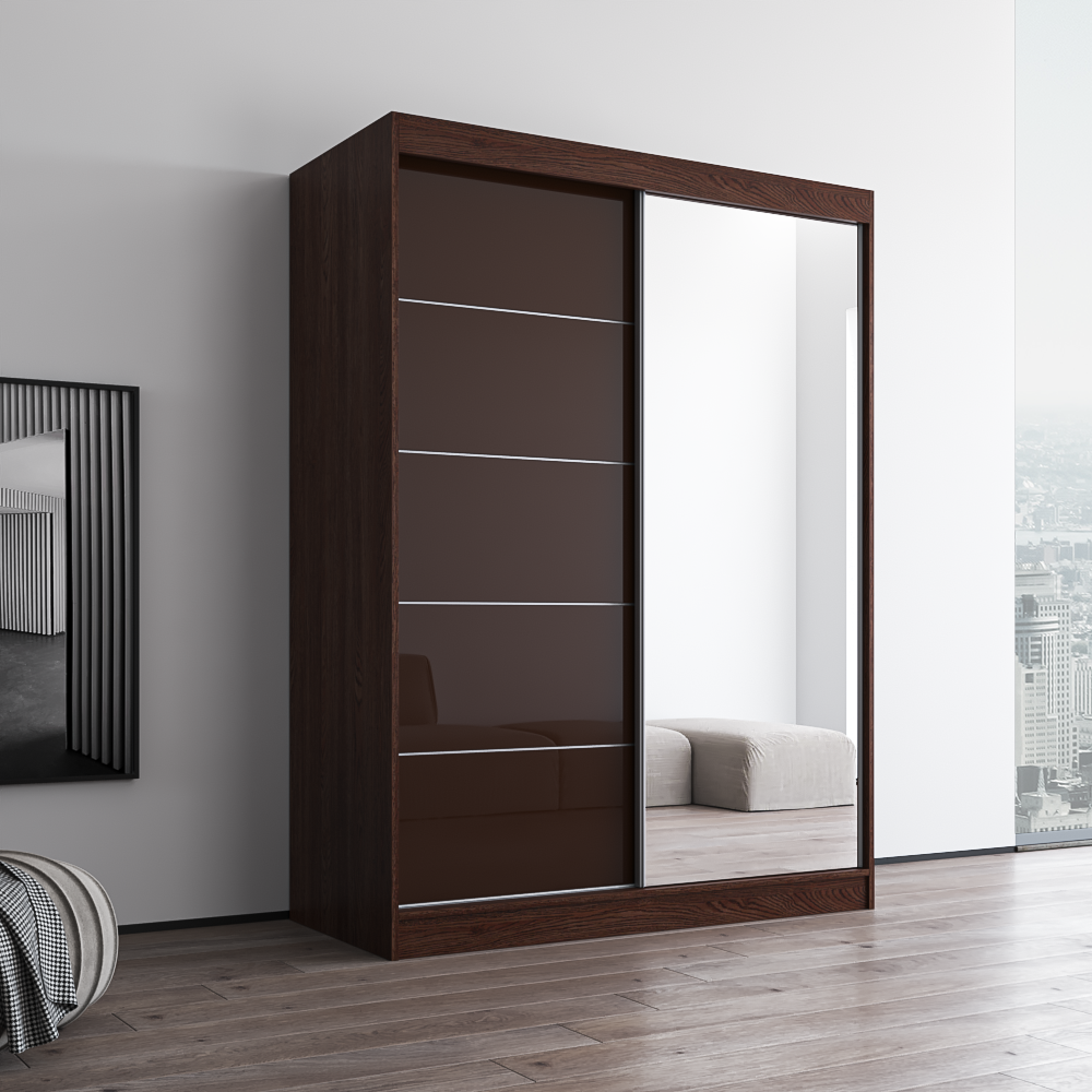 Aria 2D Wardrobe with Mirror