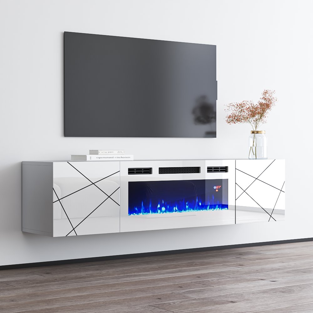 London WH-EF Fireplace TV Stand