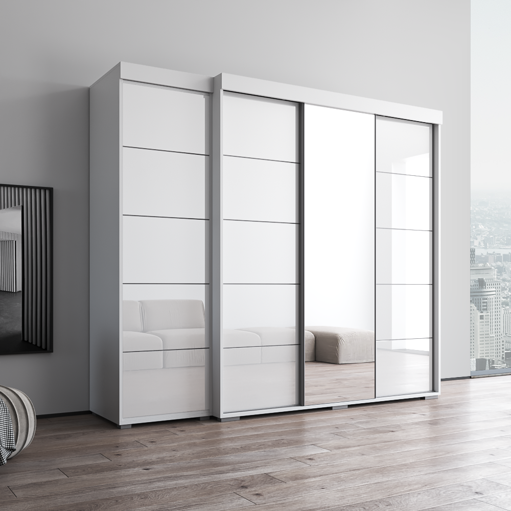 Aria 3D-EX Wardrobe with 1 Mirror