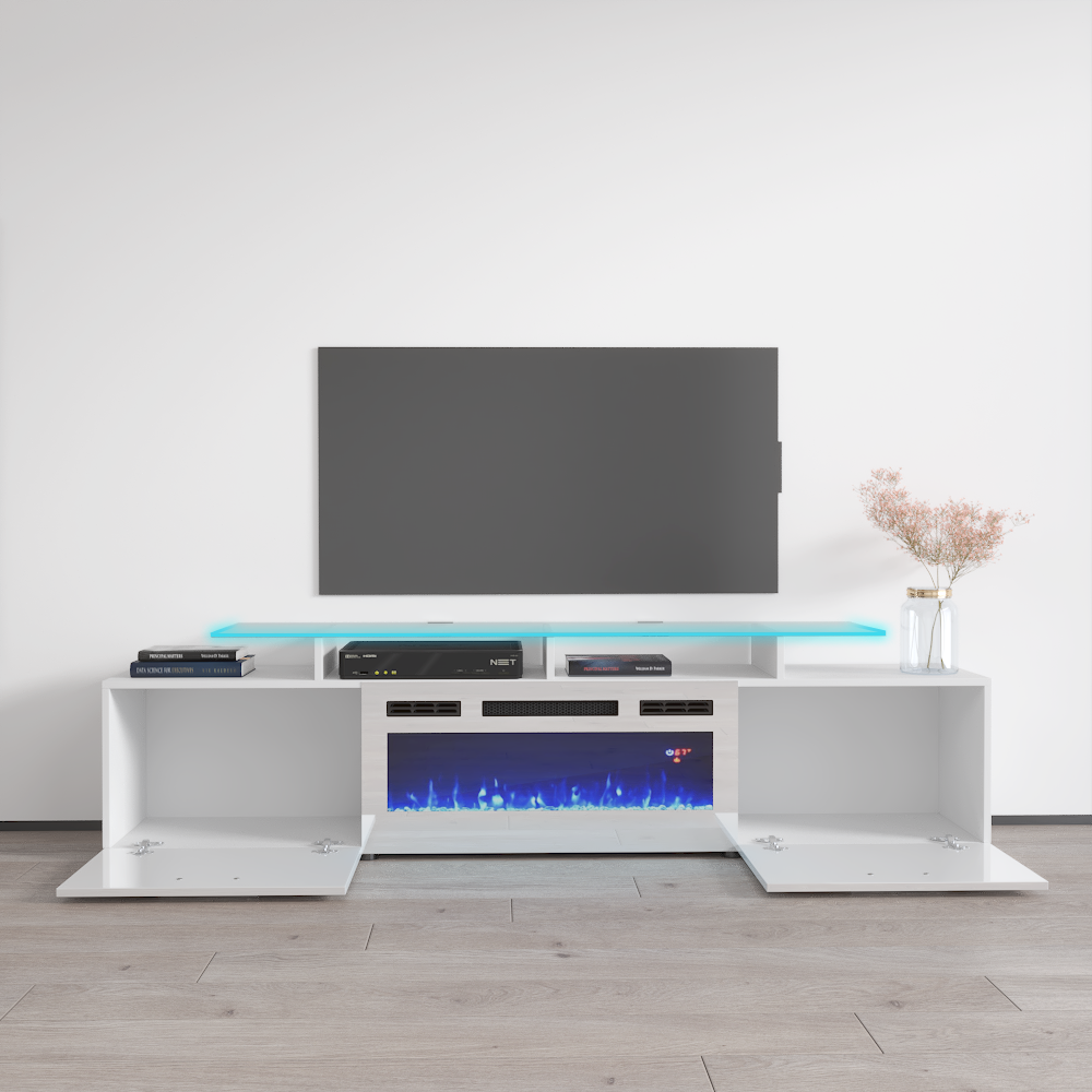 Rova WH-EF Fireplace TV Stand