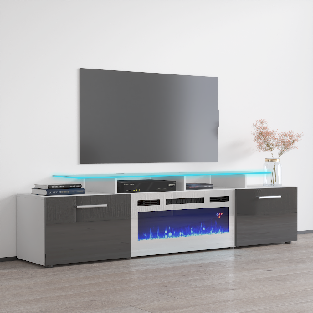 Rova WH-EF Fireplace TV Stand