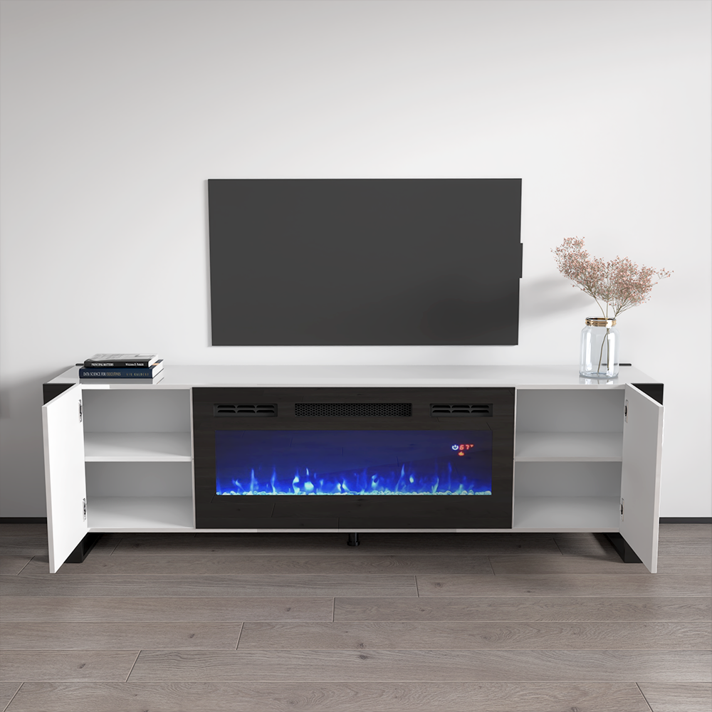 Woody BL-EF Fireplace TV Stand