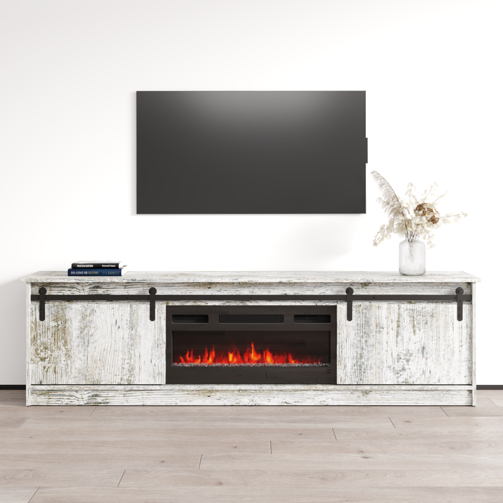 Granero 04 BL-EF Fireplace TV Stand