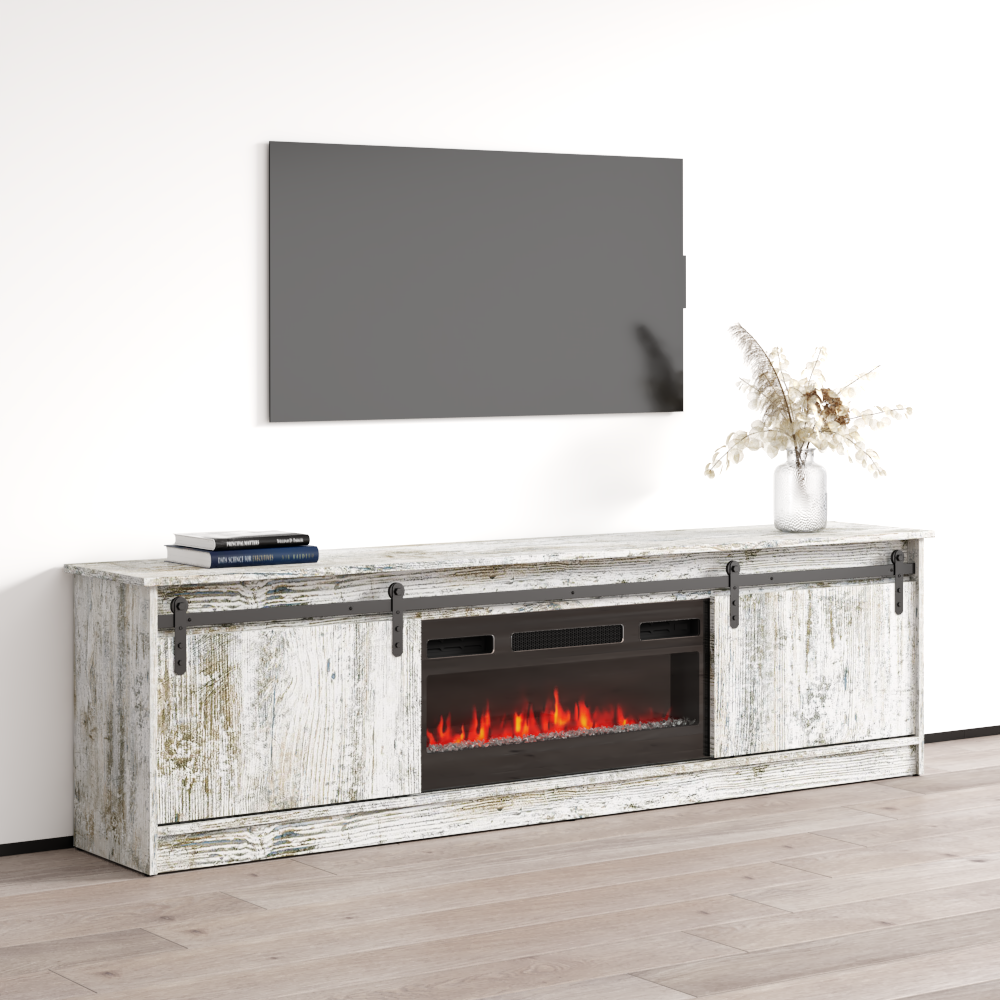 Granero 04 BL-EF Fireplace TV Stand