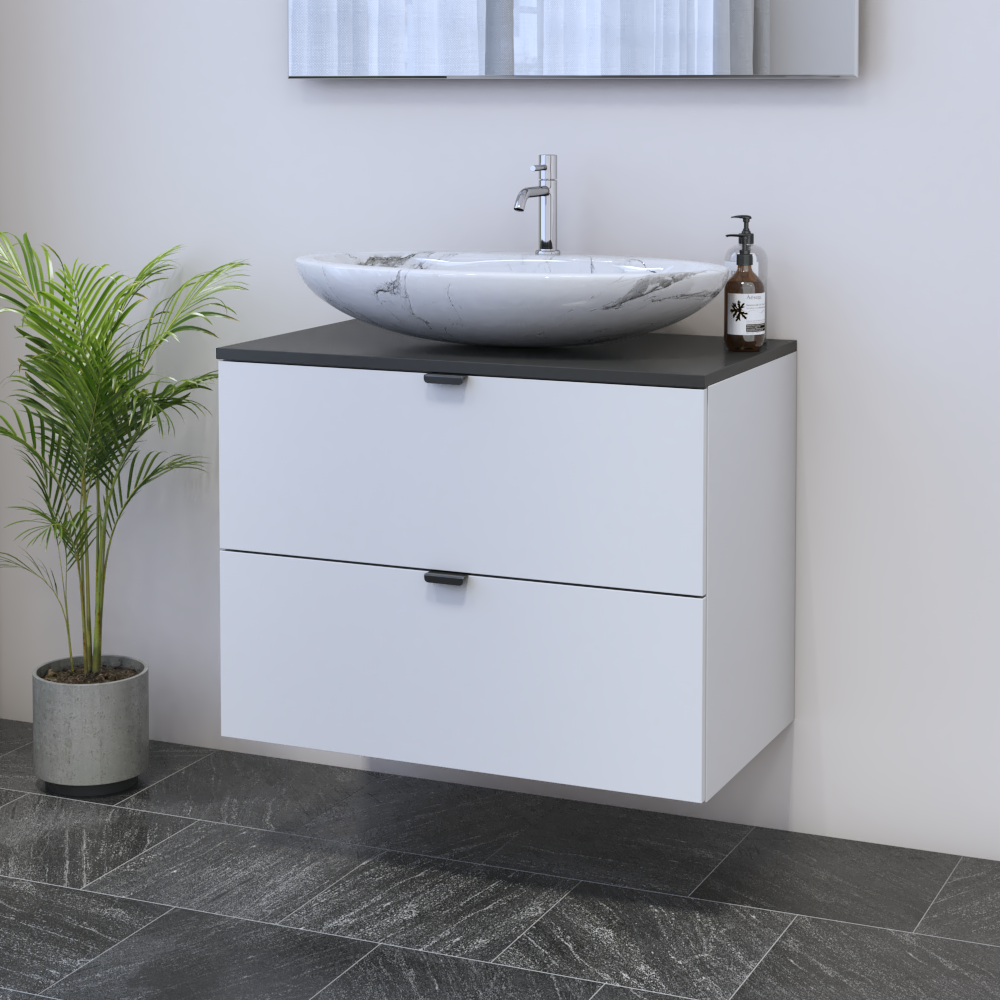 Ines 2S 80 Floating Bathroom Vanity