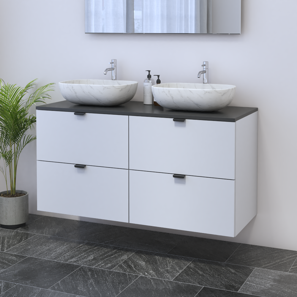 Ines 4S 120 Floating Bathroom Vanity