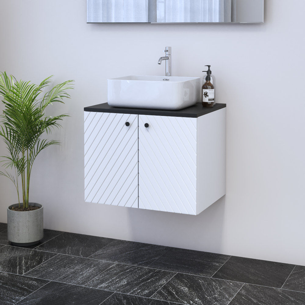 Avela 2D 60 Floating Bathroom Vanity