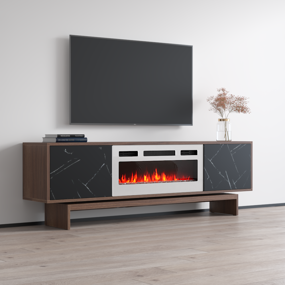 Gram WH-EF Fireplace TV Stand