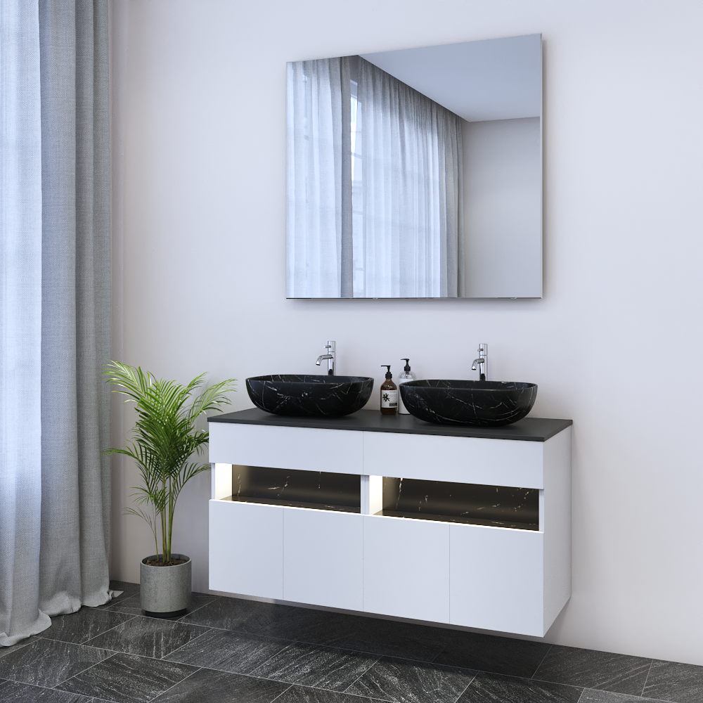 Laguna 4D 120 Floating Bathroom Vanity