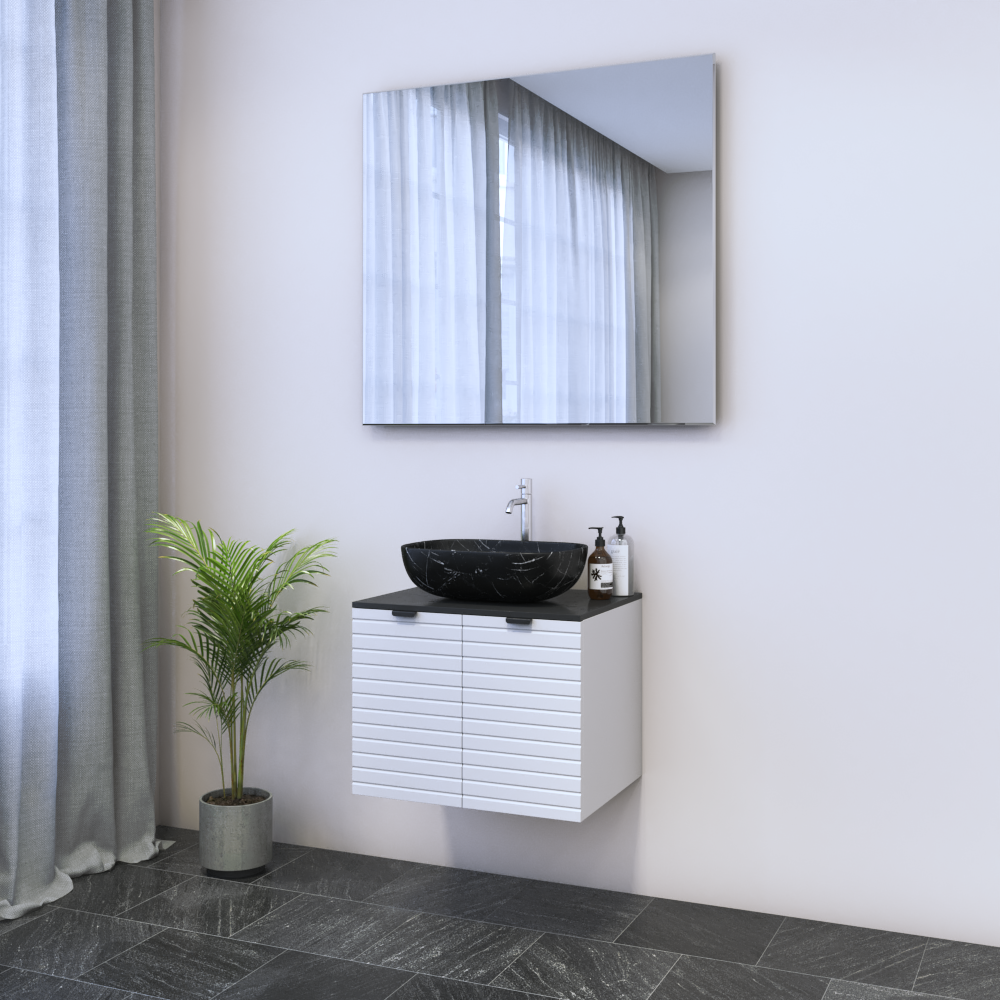 Capri 2D 60 Floating Bathroom Vanity