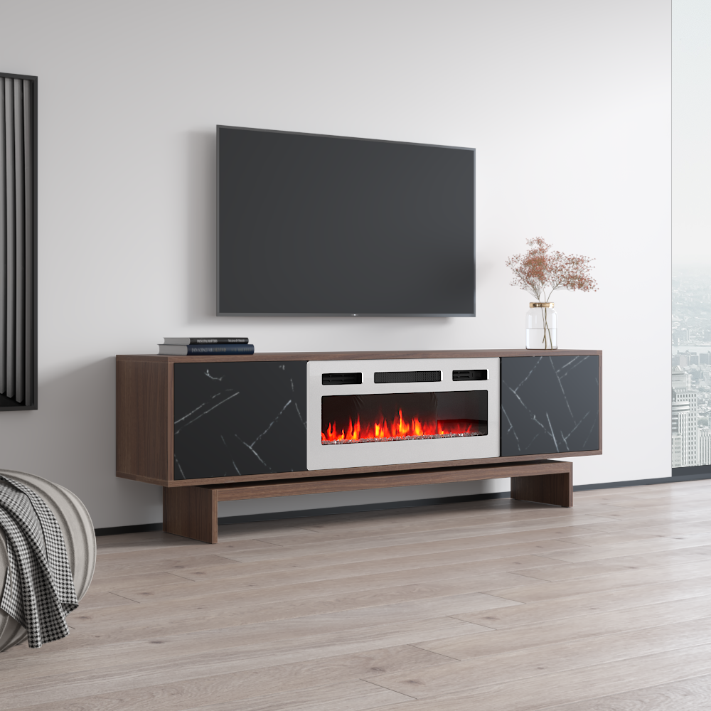 Gram WH-EF Fireplace TV Stand