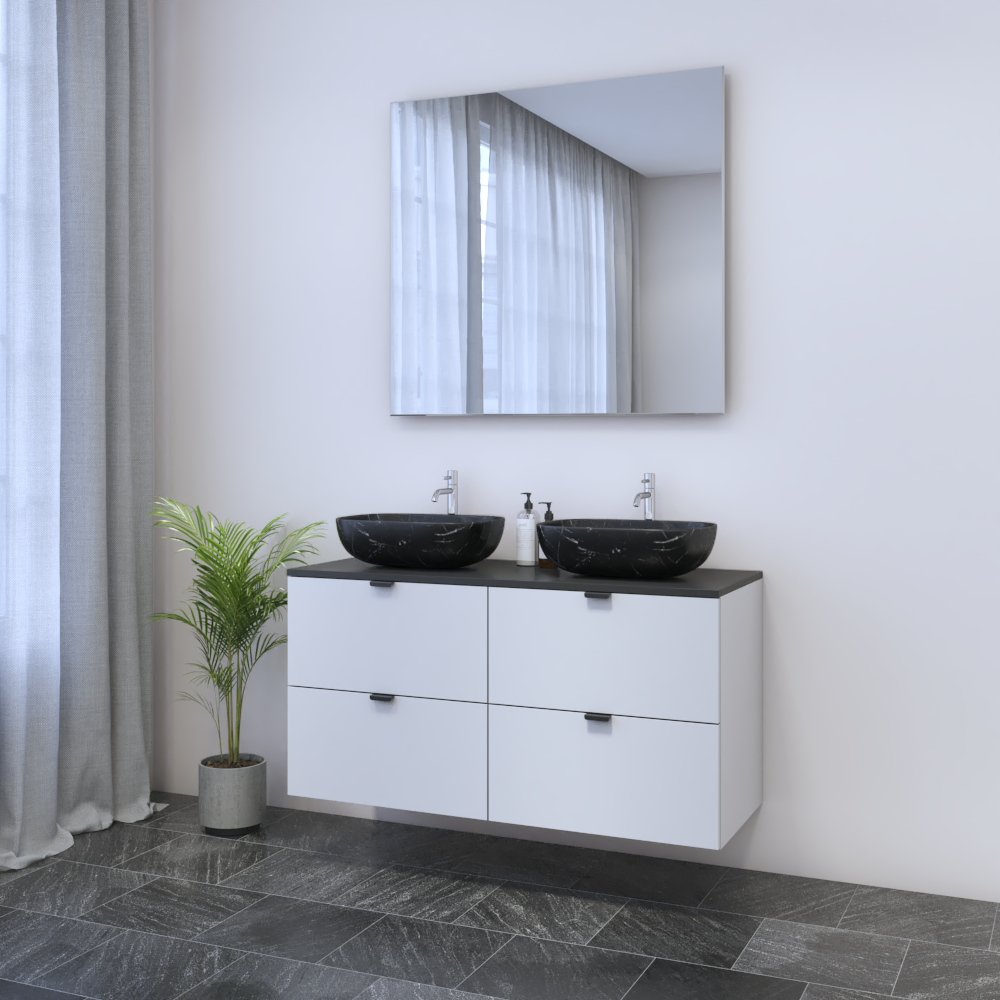 Ines 4S 120 Floating Bathroom Vanity