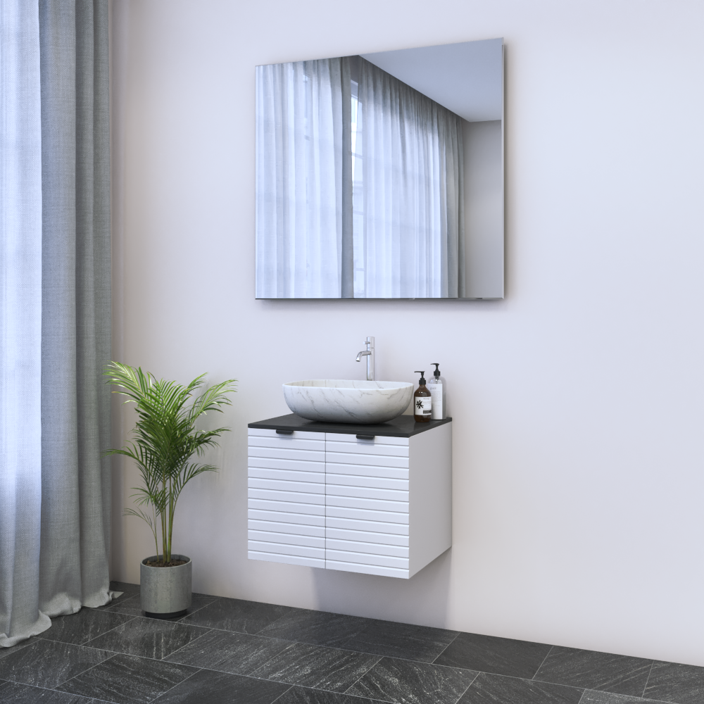 Capri 2D 60 Floating Bathroom Vanity