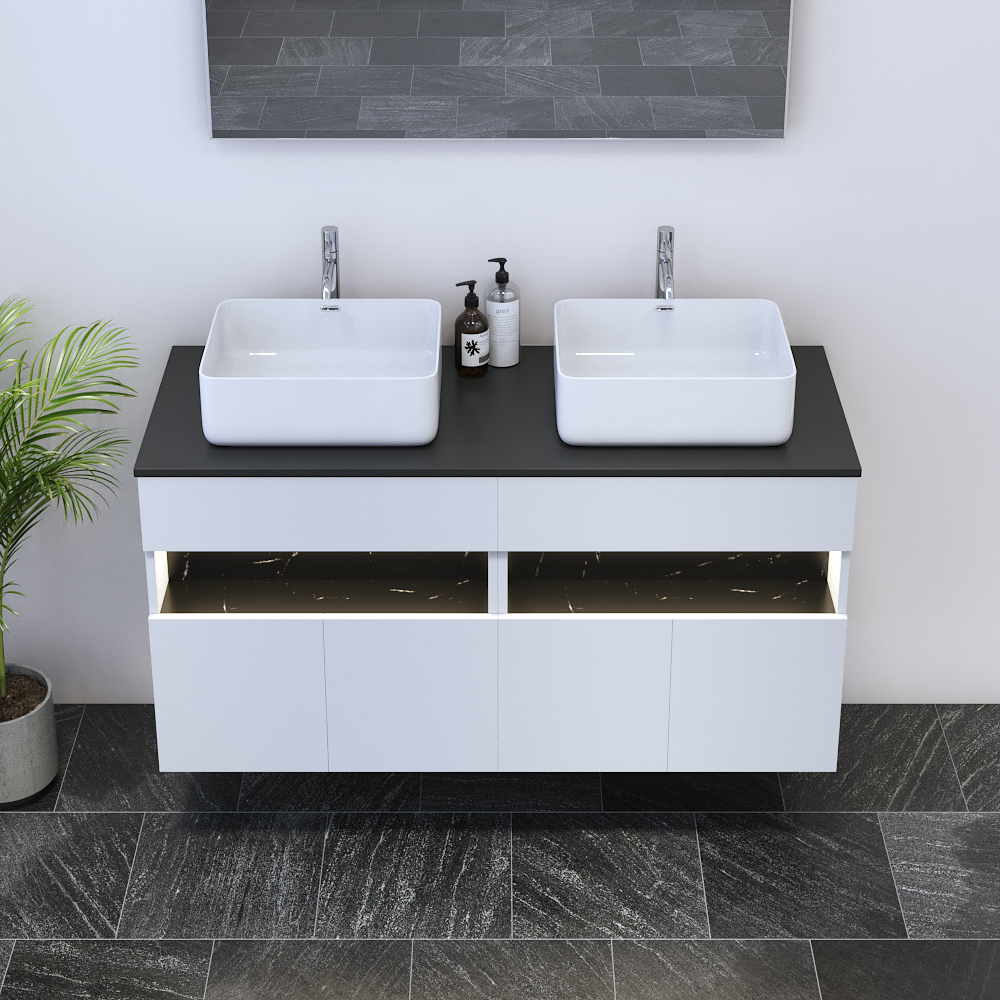 Laguna 4D 120 Floating Bathroom Vanity