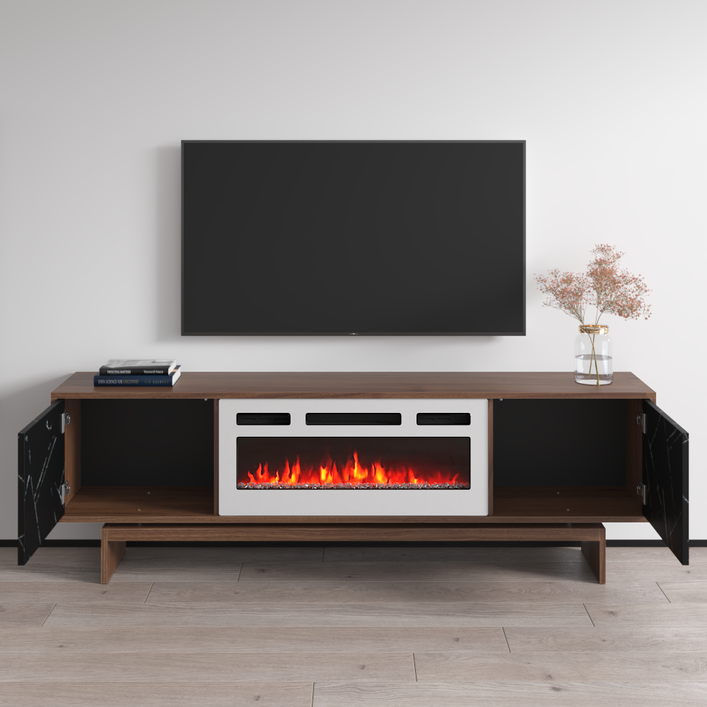 Gram WH-EF Fireplace TV Stand