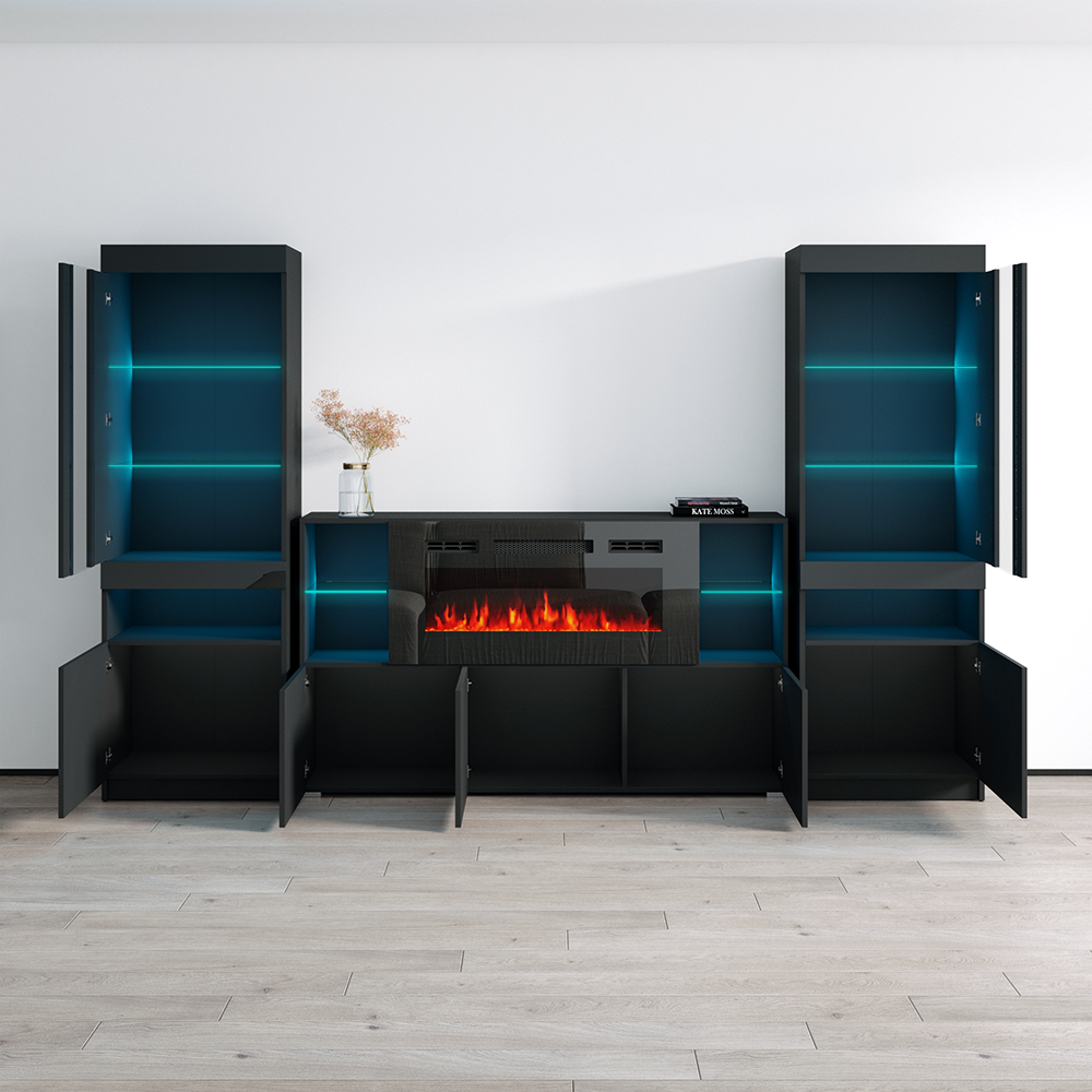 Komi 03 Fireplace Entertainment Center