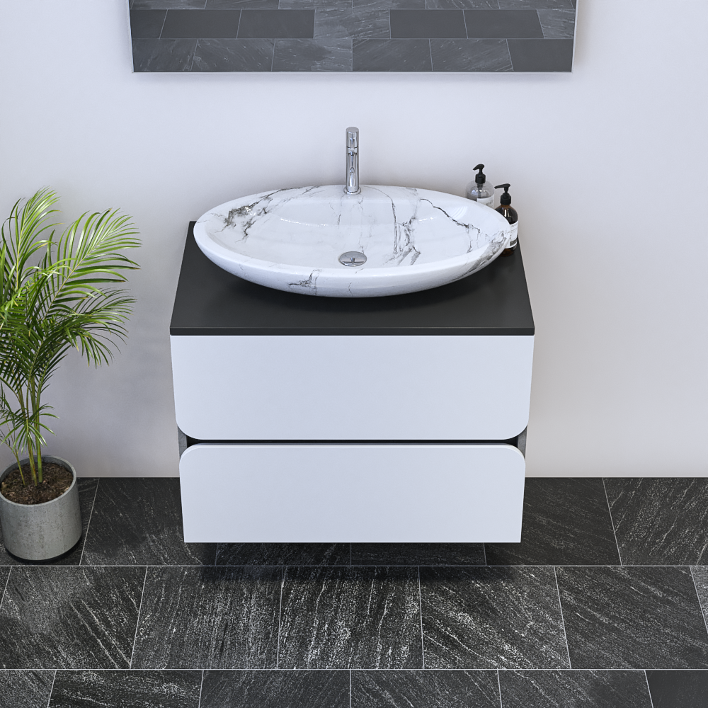 Azurro 2S 80 Floating Bathroom Vanity