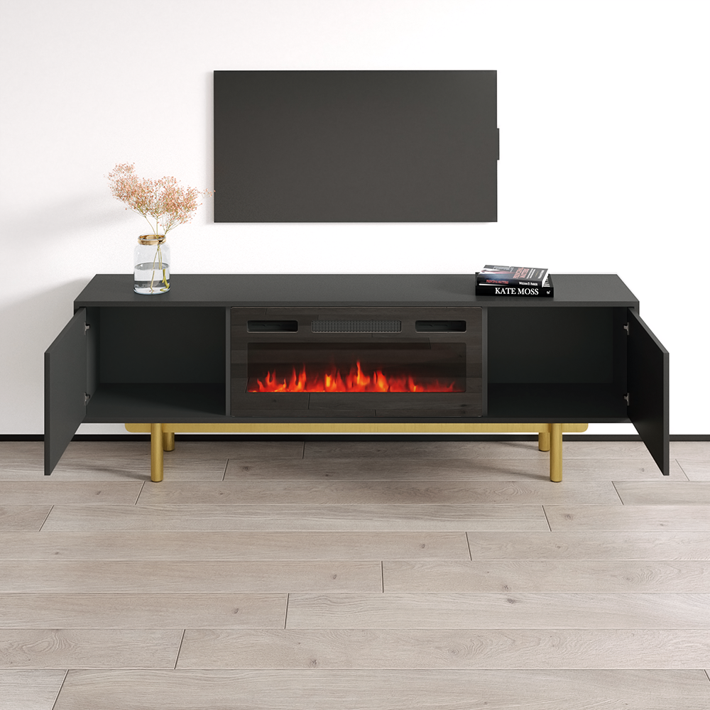 Karp BL-EF Fireplace TV Stand