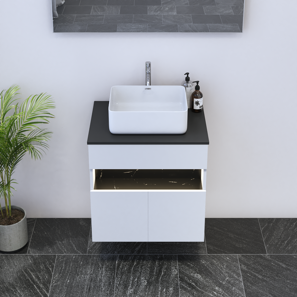 Laguna 2D 60 Floating Bathroom Vanity