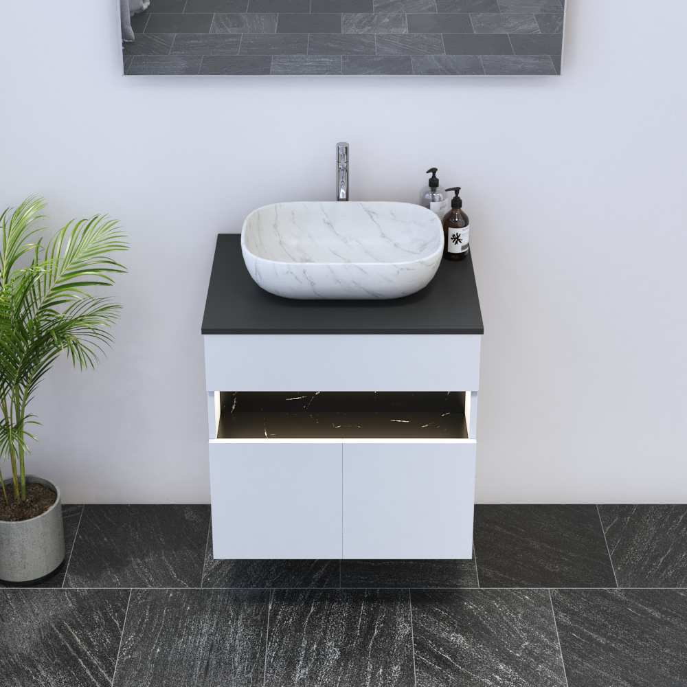 Laguna 2D 60 Floating Bathroom Vanity