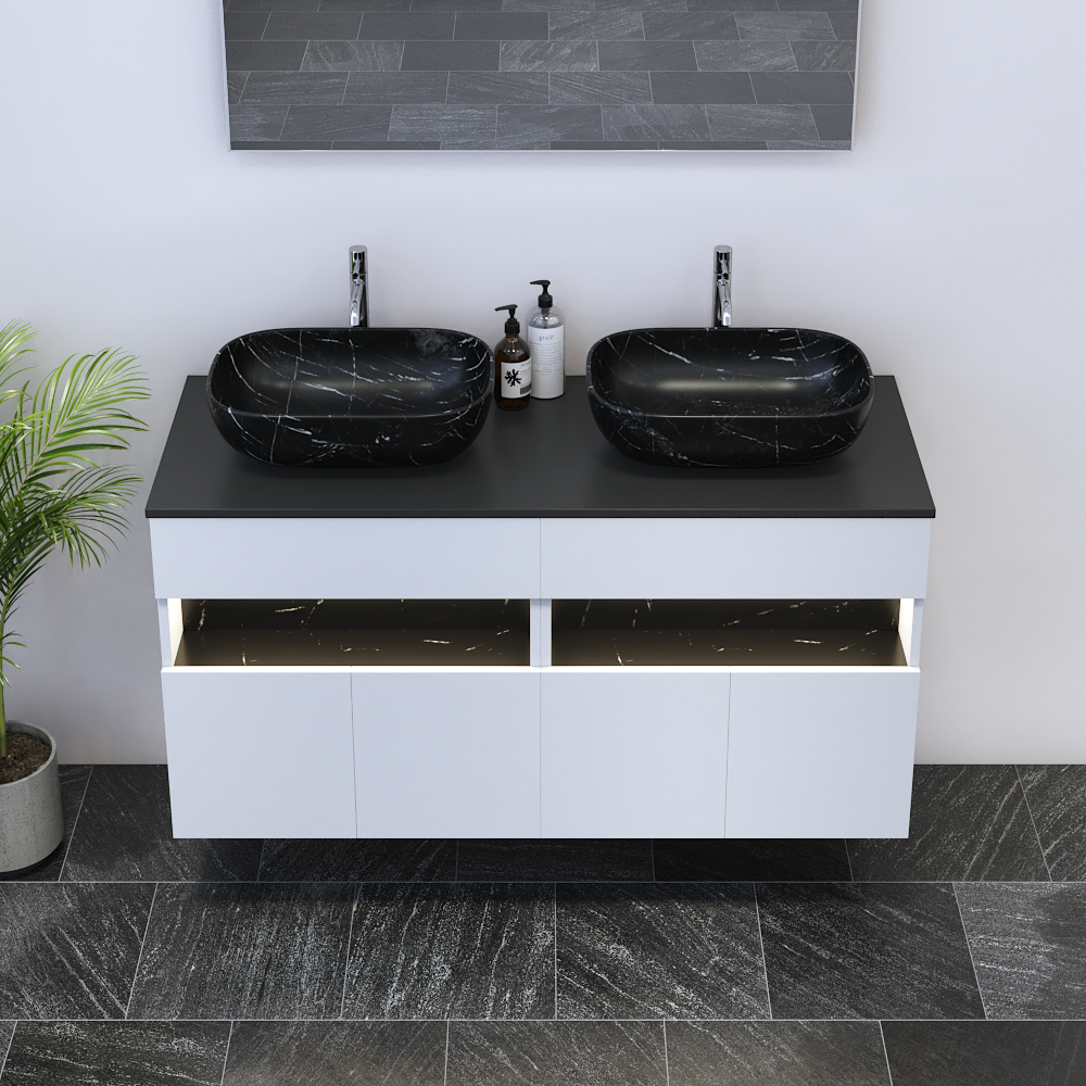 Laguna 4D 120 Floating Bathroom Vanity