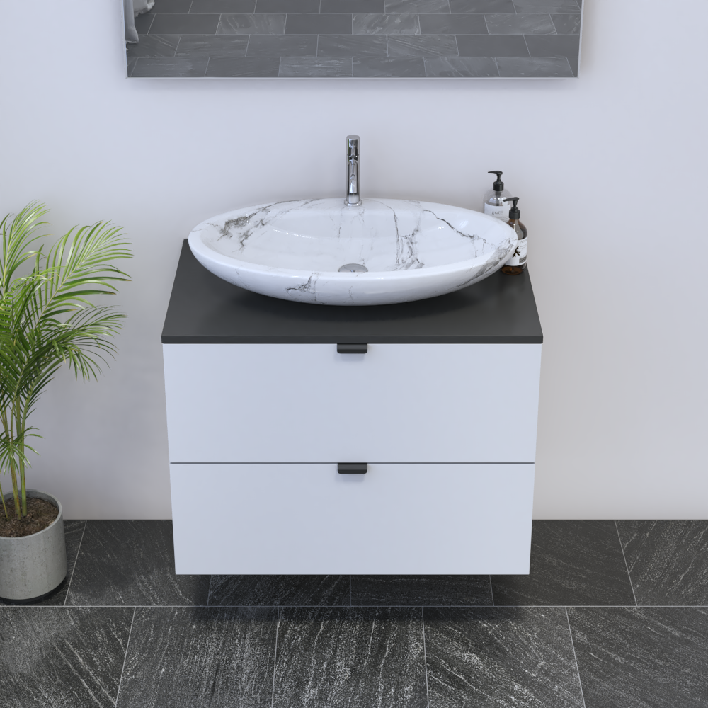 Ines 2S 80 Floating Bathroom Vanity