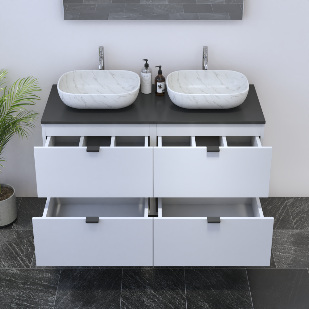 Ines 4S 120 Floating Bathroom Vanity