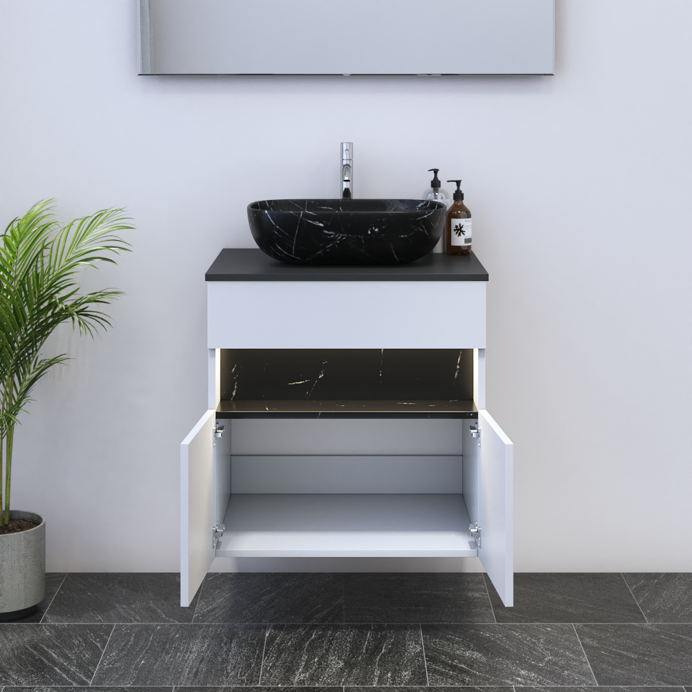 Laguna 2D 60 Floating Bathroom Vanity