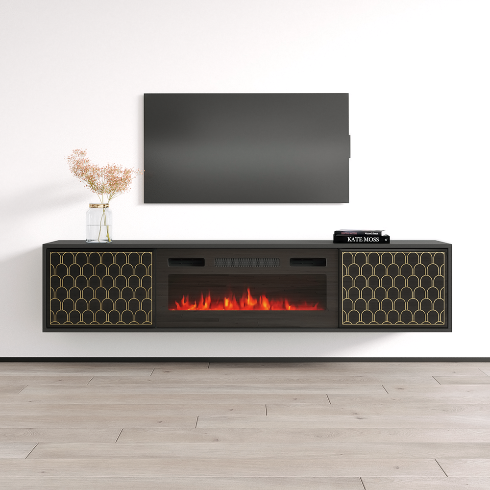 Karp BL-EF Fireplace TV Stand