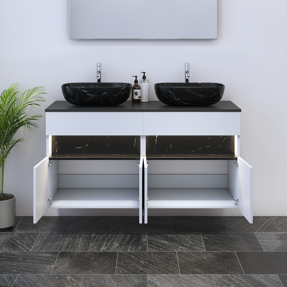 Laguna 4D 120 Floating Bathroom Vanity