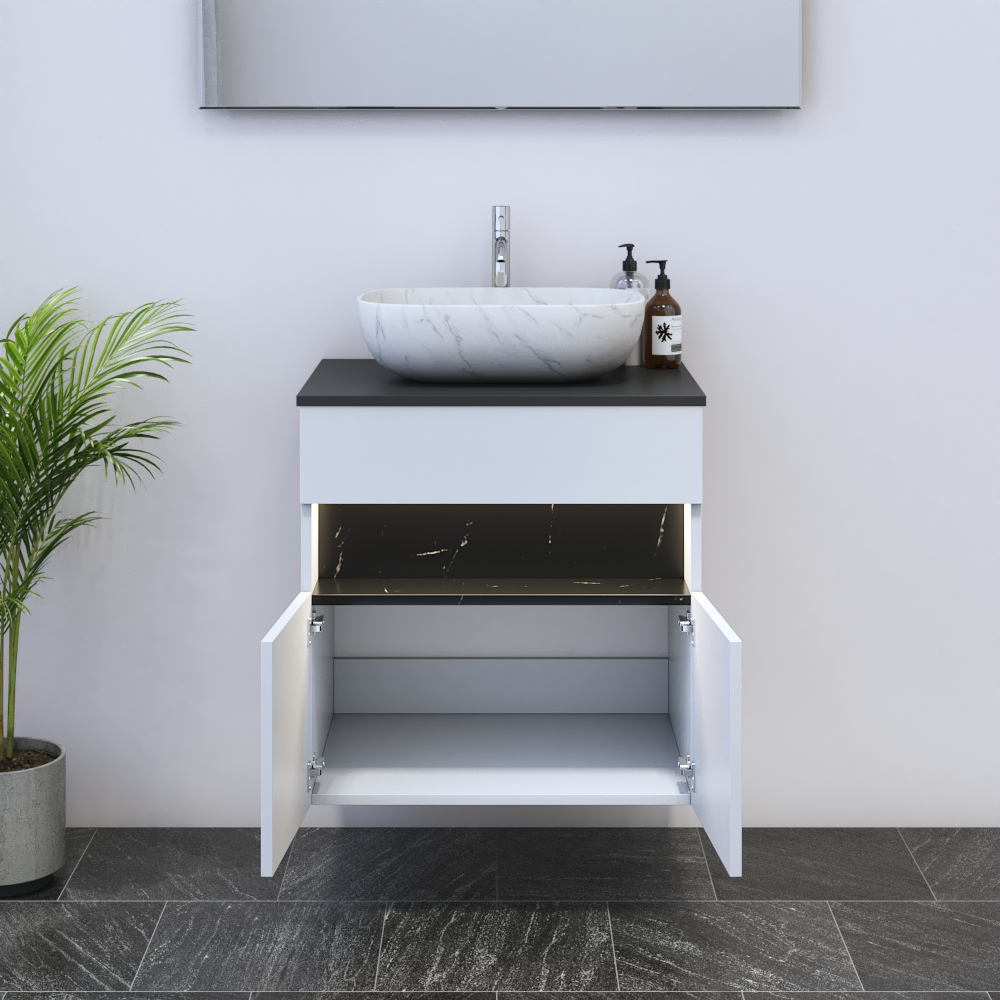 Laguna 2D 60 Floating Bathroom Vanity