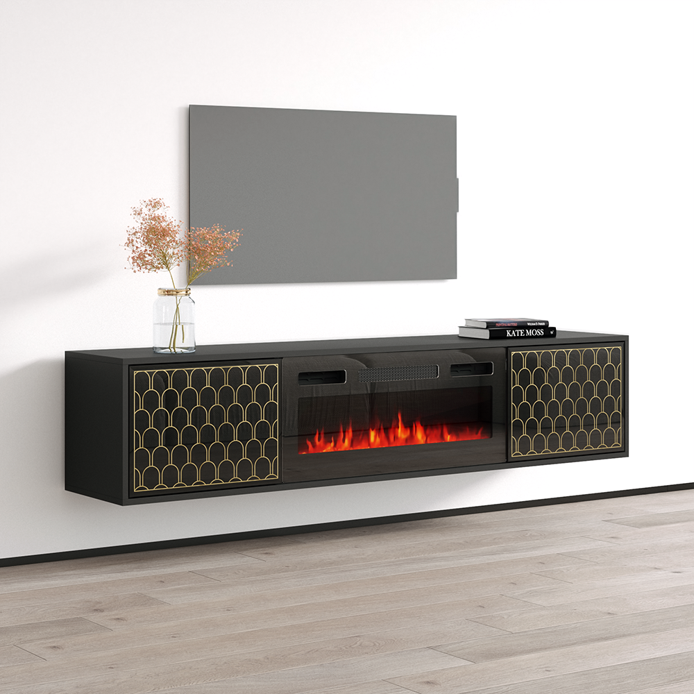 Karp BL-EF Fireplace TV Stand