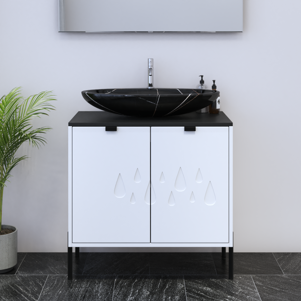 Teardrop 2D 80 Floating Bathroom Vanity