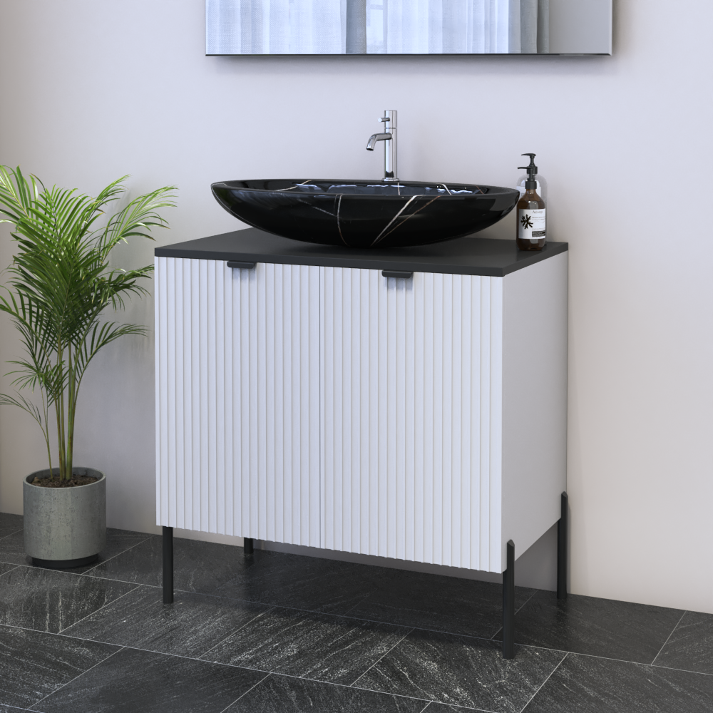 Nicole 2D 80 Floating Bathroom Vanity