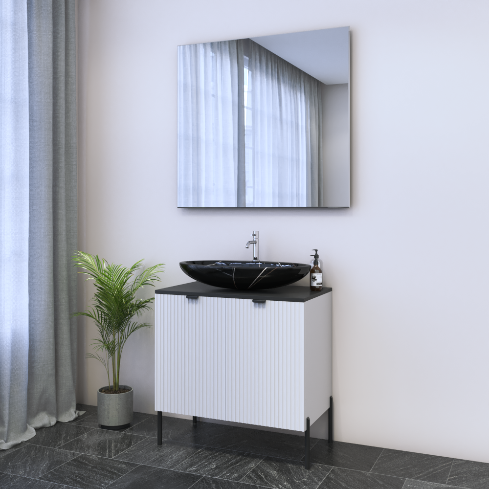 Nicole 2D 80 Floating Bathroom Vanity