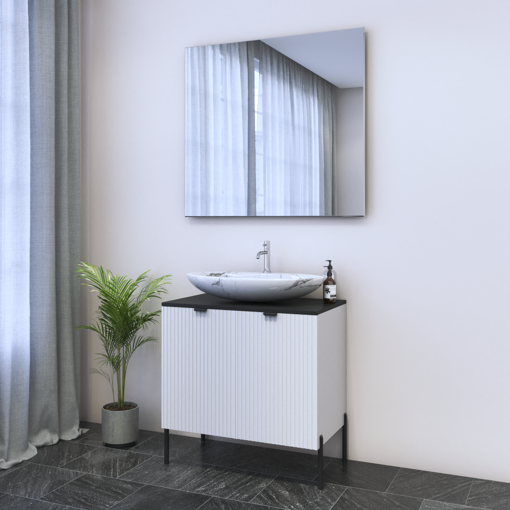 Nicole 2D 80 Floating Bathroom Vanity