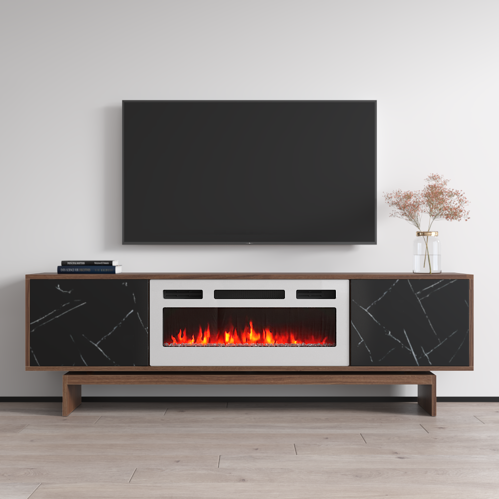 Gram WH-EF Fireplace TV Stand